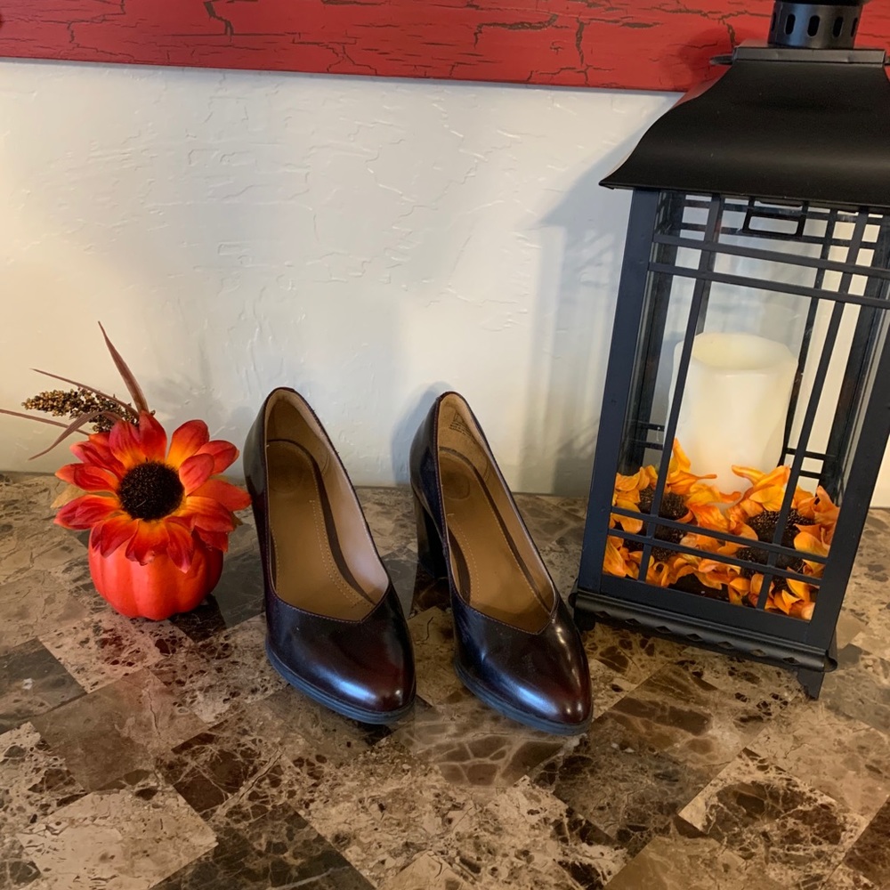 Clarks Chunky Heels